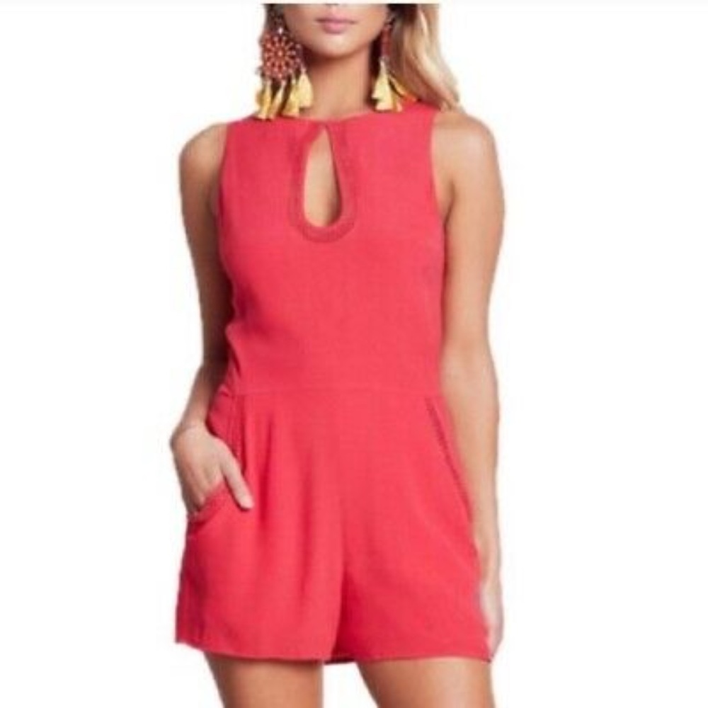 Lovers + Friends ‘Sand Dollar’ Red Romper